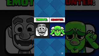 EMOTES & COUNTERS🤣(part.21) #clashroyale #gaming