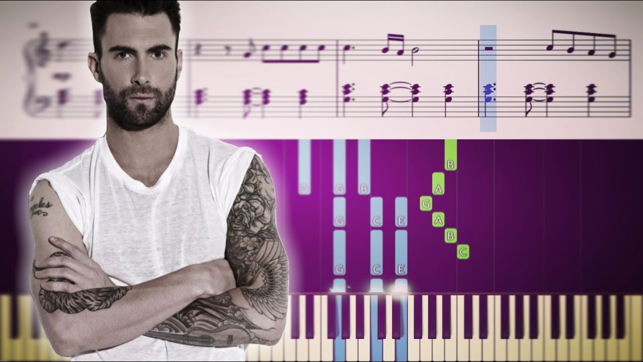 Maroon 5 Girls Like You Ft Cardi B Piano Tutorial Sheets Youtube