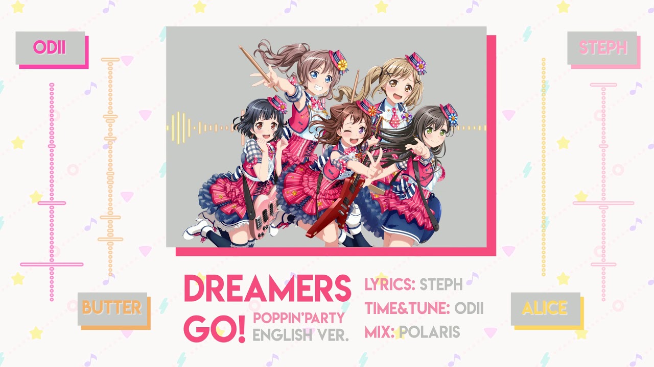 4人合唱 Dreamers Go English Ver Youtube