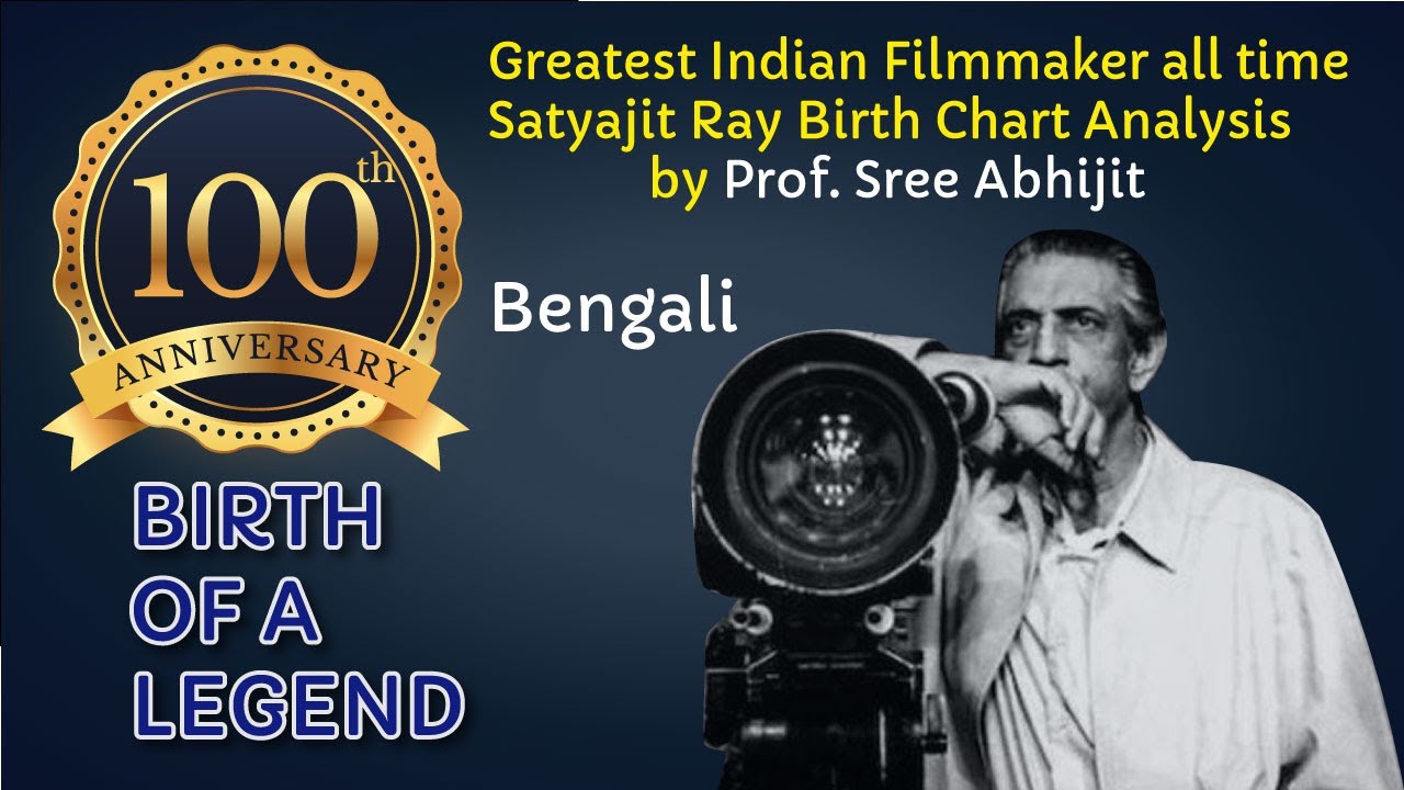 Greatest Indian Filmmaker all time Satyajit Ray Birth Chart Analysis
