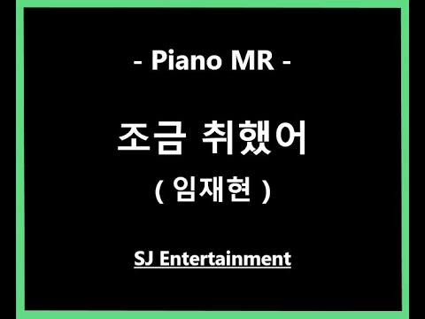(Piano MR) 조금 취했어 - 임재현 / 피아노 반주 엠알 / karaoke Instrumental Lyrics