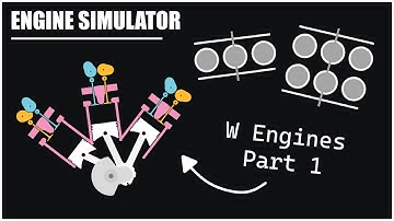 Engine Simulator | W Engines (3, 6 Cylinders) | Part 1