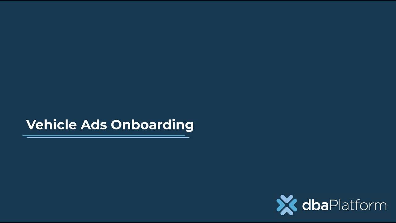 Google Vehicle Ads Onboarding Walk-through