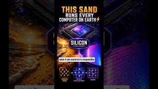 How Beach Sand Became the Foundation of Every Computer | Silicon #Semiconductor #Silicon #Shorts #yt