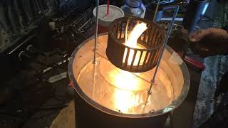 Secondary Combustion Vortex Test Demonstration
