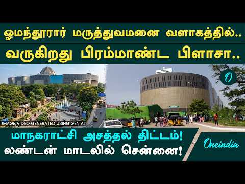 Chennai in the London model! A new landmark! A massive transformation at Omandurar Hospital!