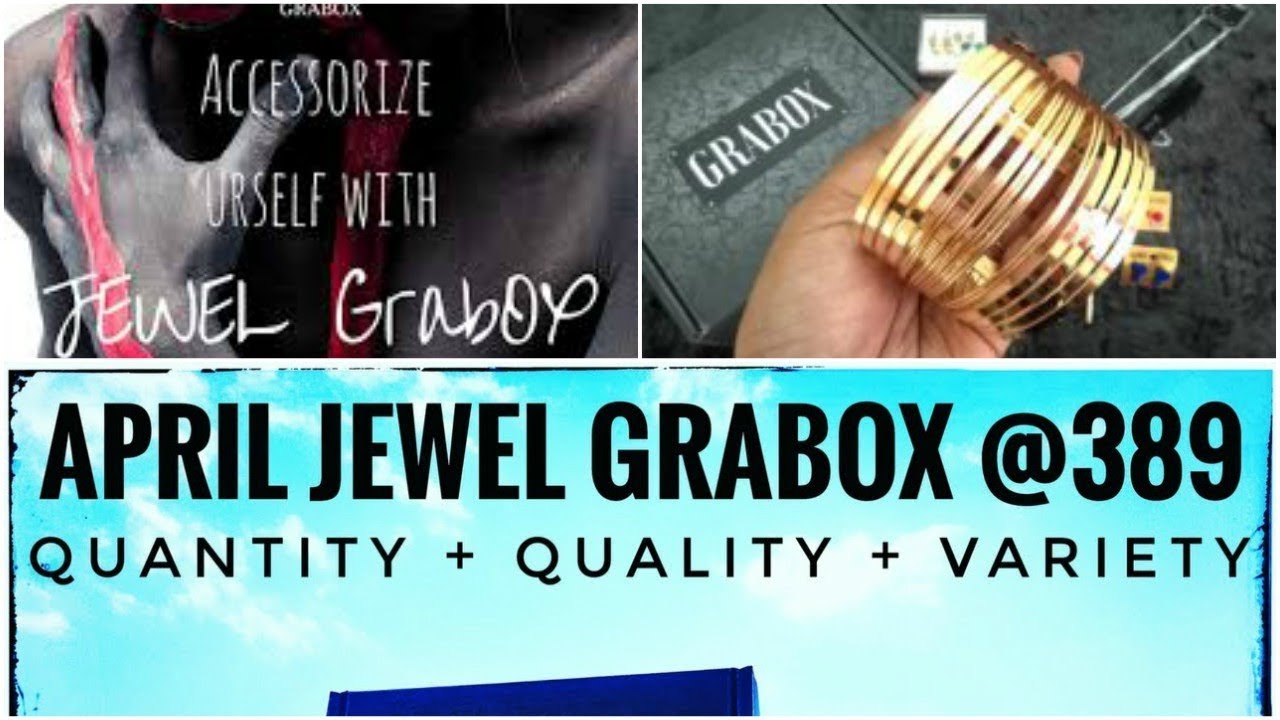 #82 Jewelry Grabox April 2018//10 Jewellery @389//Unboxing & Review