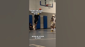 Your playing pro-am with a pure slasher build on nba 2k.. 😂 #basketball #shorts