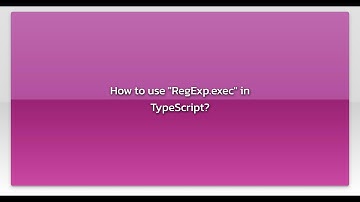How to use "RegExp.exec" in TypeScript?