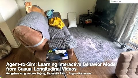 Agent-to-Sim: Learning Interactive Behavior Model from Casual Longitudinal Videos