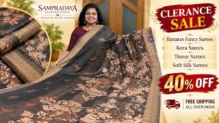 40% OFF Clearance Sale | ❤️ Banaras, Kora, Tissue & Soft Silk | So Many Beautiful Sarees... ❤️ screenshot 3