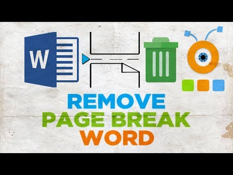 How to Remove a Page Break in Word | How to Delete a Page Break in Word