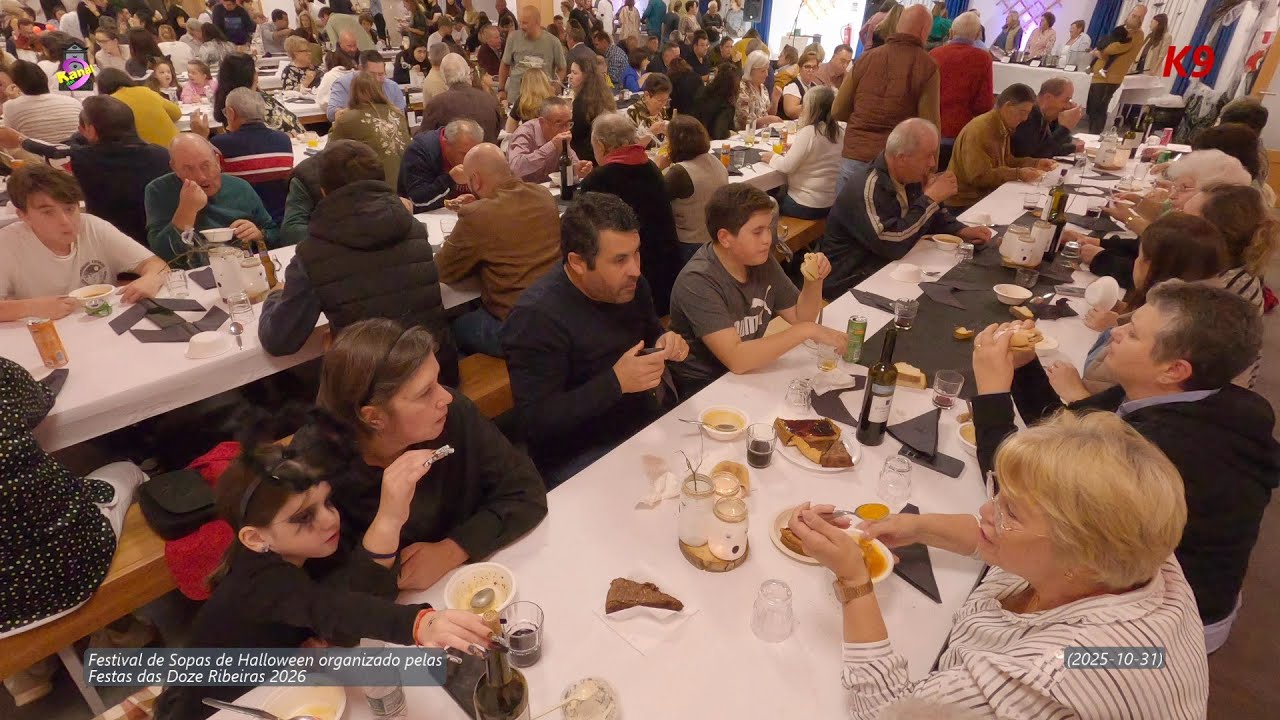Festival de Sopas organizado pelas Festas das Doze Ribeiras em 31Out2025