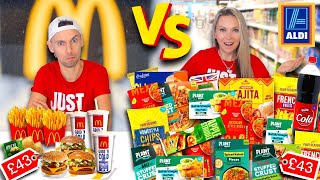 TAKEAWAY vs GROCERY SHOPPING at ALDI *how much can we buy? by Family Freedom 14,683 views 2 months ago 15 minutes