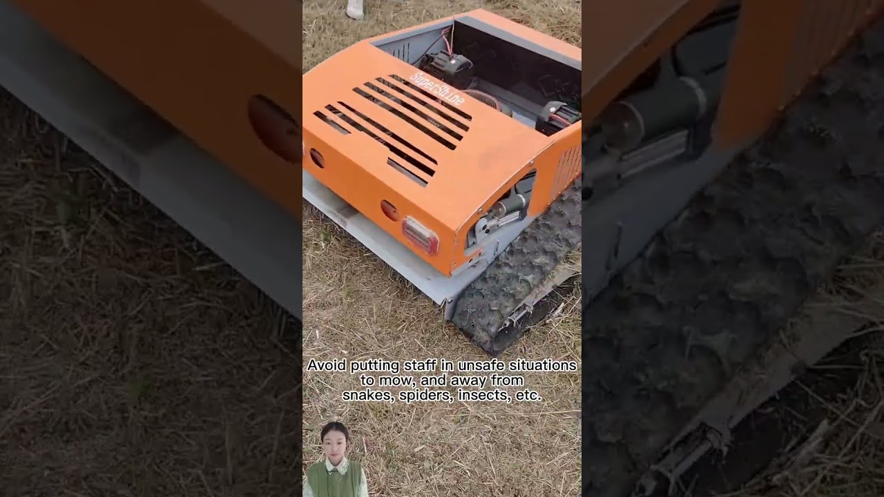 CE EPA approved gasoline engine electric traction travel motor cordless robotic lawn mower for hills