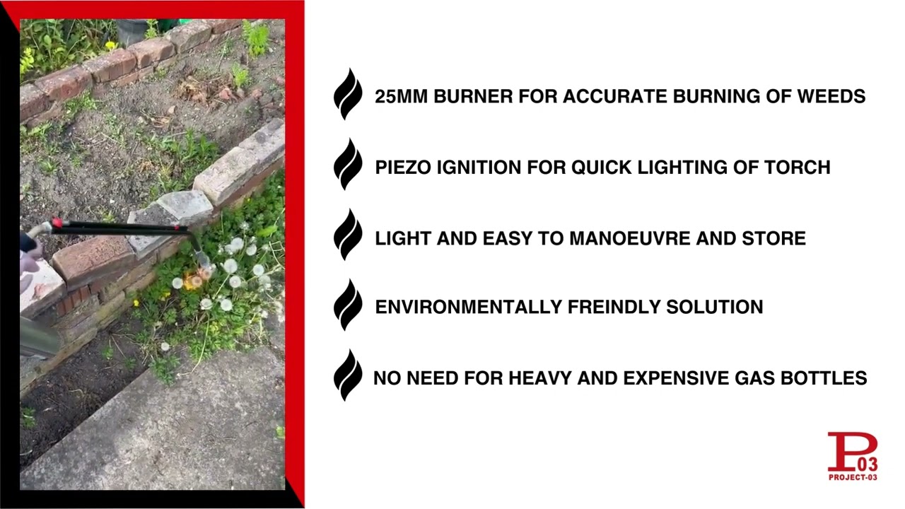 GAS WEED BURNER