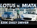 Lotus Elise vs. Mazda Miata: Which is the best $35,000 Daily Driver? (Part 1)