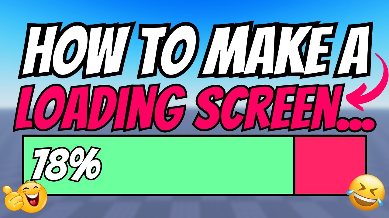How to Make a Loading Screen In Roblox Studio - YouTube