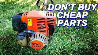 Trimmer head isn't spinning properly on a Stihl Trimmer