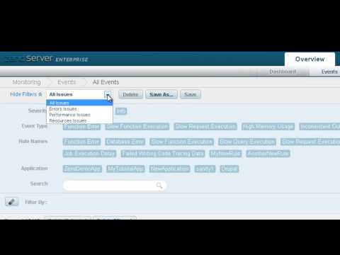 Working with Events in Zend Server