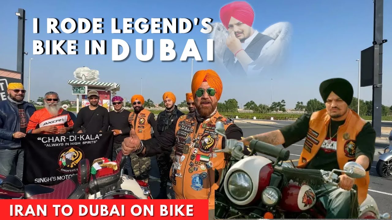I rode legend's bike in Dubai - YouTube