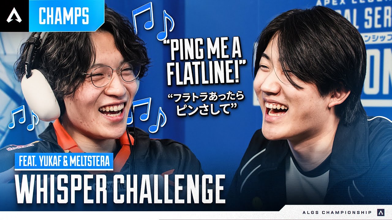 Can YukaF & Meltstera Read Each Other's Lips?! | ALGS Whisper Challenge