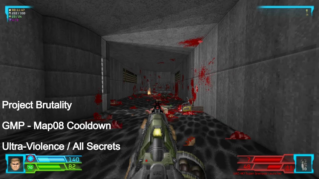 Project Brutality - GMP Map08 Cooldown (All Secrets)