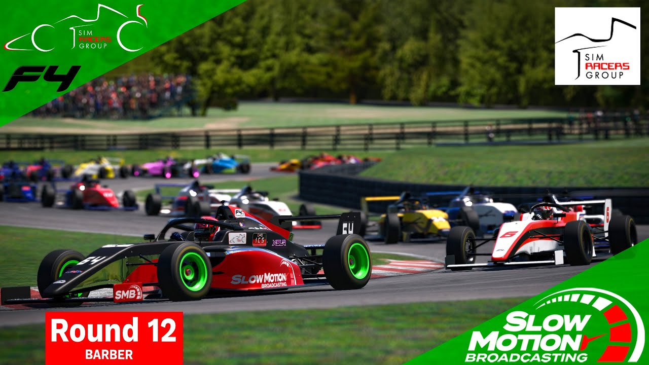 Sim Racers Group, SRG F4 Round 12 (Barber)