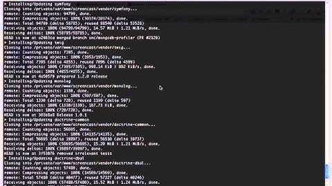 How to install Symfony2 using Git