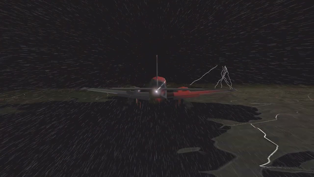 IFR night bad weather landing Muan Taiwan MSFS 2024