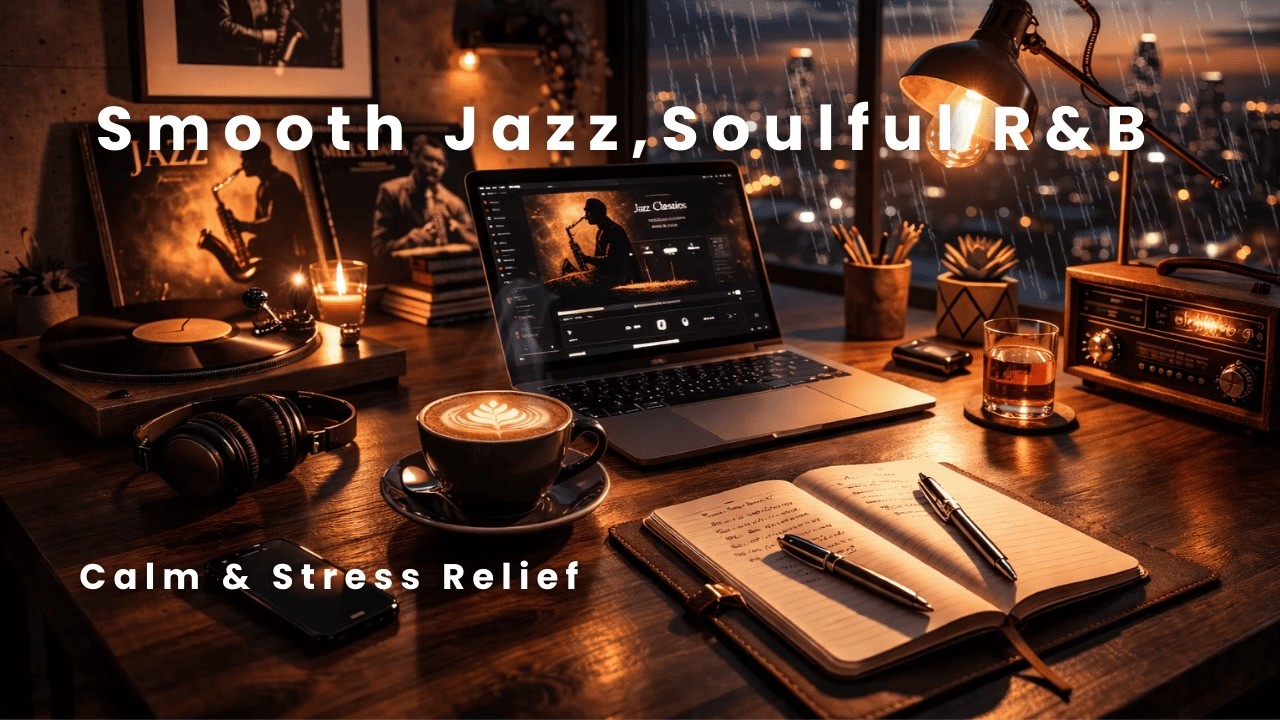 Atmospheric Smooth Jazz & Minimalist Soulful R&B (65 BPM) | Corporate Calm & Stress Relief