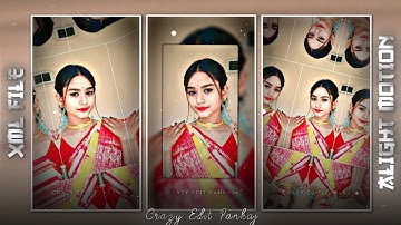 MALANG MALANG SONG ROMANTIC XML 💗😍 || TREND HINDI SONG XML VIDEO 💕📈 || ALIGHT MOTION XML 🔰#xml #edit