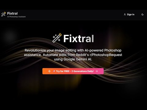 Introducing "Fixtral" - Your Photoshop Assistant!
