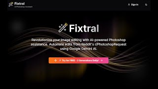 Introducing "Fixtral" - Your Photoshop Assistant!