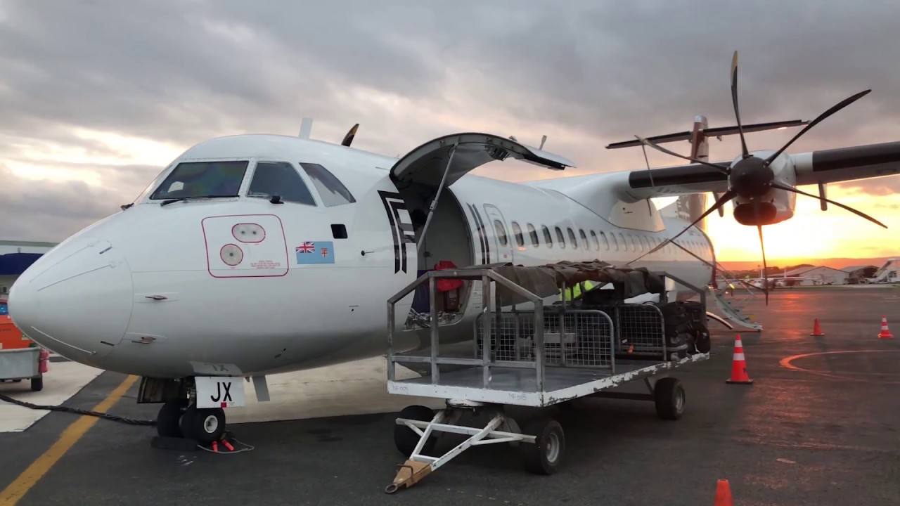Fiji Link Businessclass ATR 72 · Port Vila VLI to Nadi NAN YouTube
