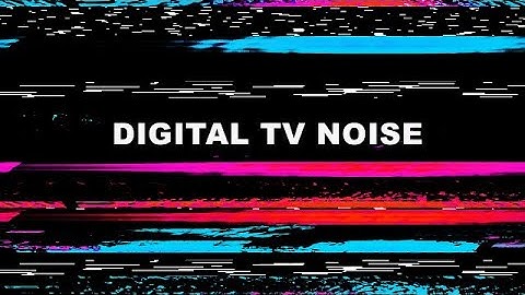 Colorful Digital TV Noise Stock Motion Graphics
