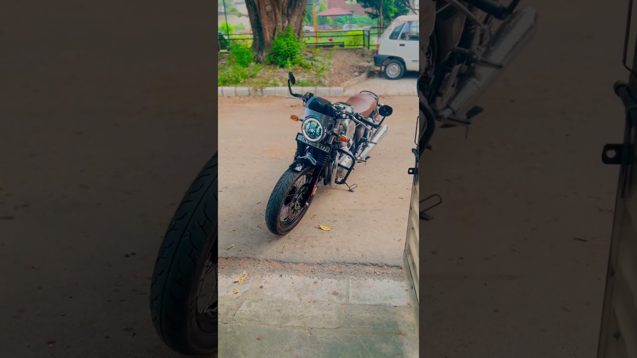 Royal Enfield Continental Gt 650 ## Headlight ## Mr Clean Chrome ## Interceptor 650 || 4K
