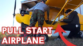 Will It Start After Years? SnowMobile Engine Airplane