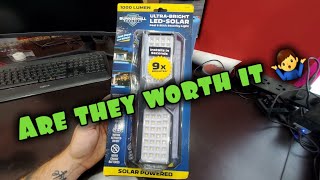 Install and review BUNKER HILL Solar Powered, Motion Activated, security lights. Are they worth it?