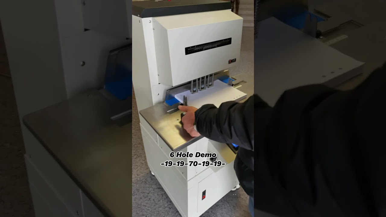 DK-3 Automatic Three Hole Paper Drilling Machine Paper Punching Machine  