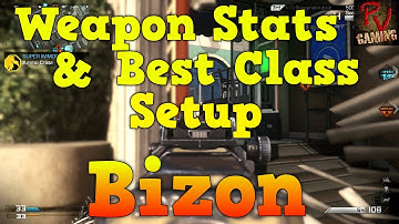 COD Ghosts - Weapon Stats and Best Class Setup: Bizon Edition!