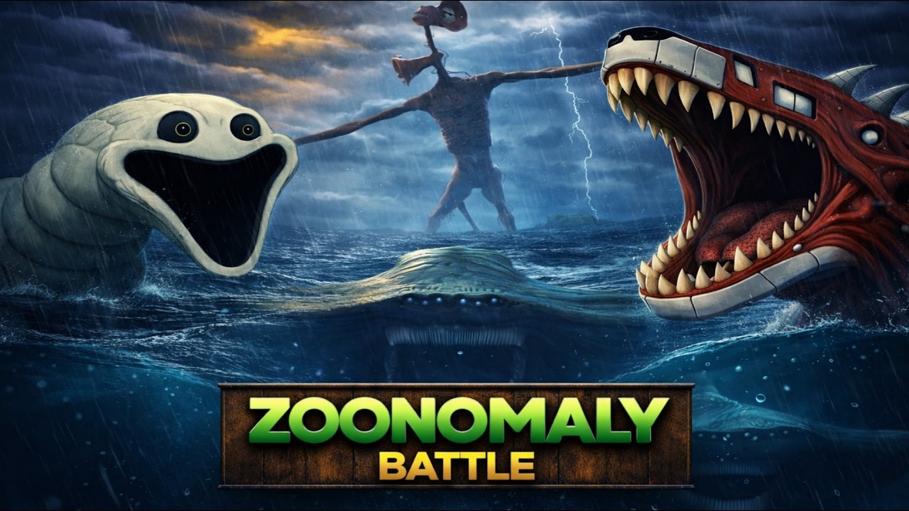 ZOONOMALY Tiles Hop: Siren Head UNLEASH WITH The Bloop & Train Eater