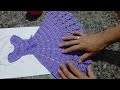 como fazer um lindo vestidinho de croche pra pano de prato