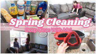 2024 SPRING CLEAN WITH ME | HOW TO DEEP CLEAN FASTER \& EASIER!