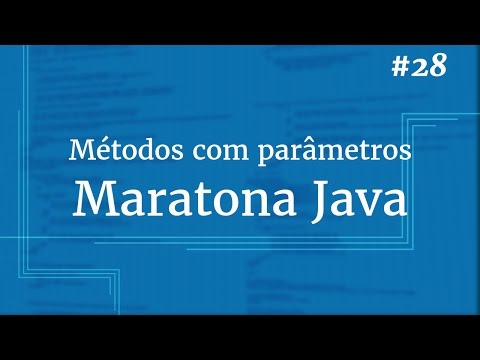 Curso Java Completo - Aula 28:  Métodos com parâmetros
