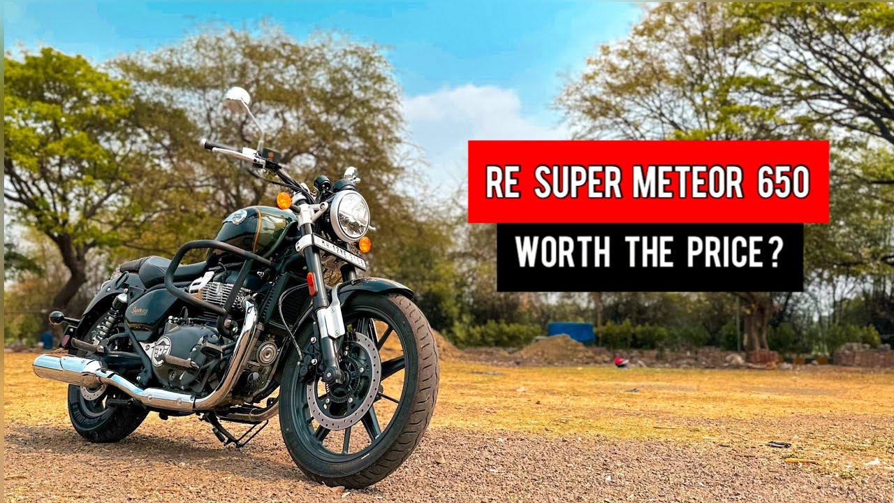 Meteore Ride 2023 Royal Enfield Super Meteor 650 Detailed Ride Review - YouTube