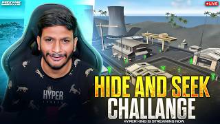 Hide &amp; Seek With Subscribers 😱 Free Fire Telugu Live - Hyper King #hyperking