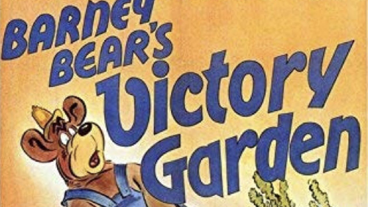 Barney Bear's Victory Garden 1942 MGM Barney Bear Cartoon Short Film