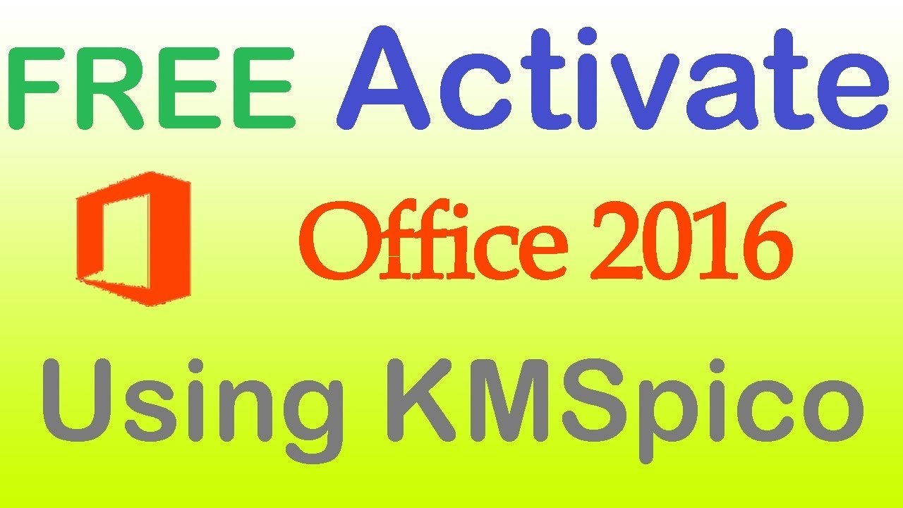 Activate Microsoft Office 2016 FOR FREE - YouTube