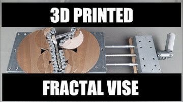 3D PRINTED FRACTAL VISE -  THINGIVERSE #4904044